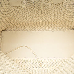 Medium Lambskin Intreccio Cabat Tote