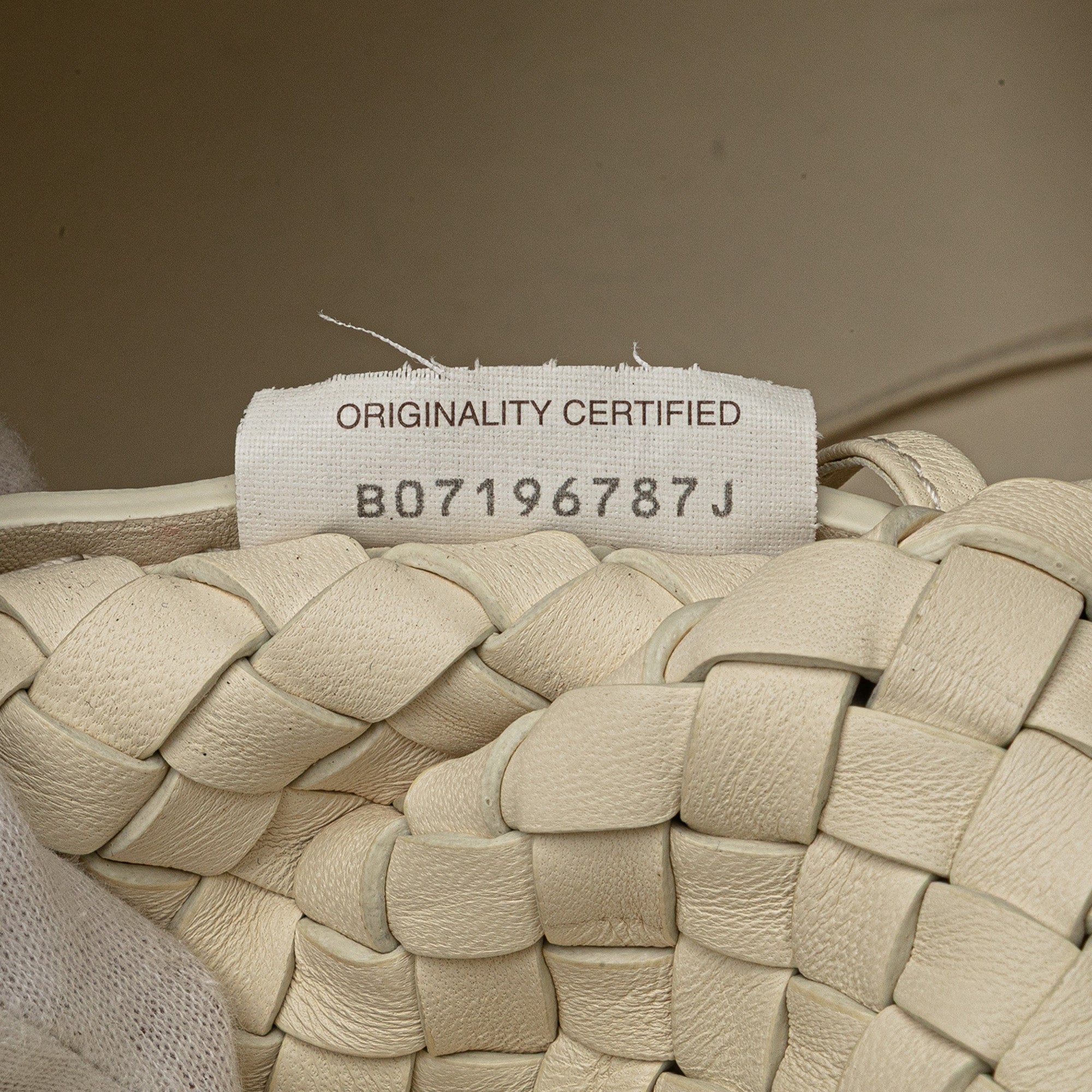 Medium Lambskin Intreccio Cabat Tote