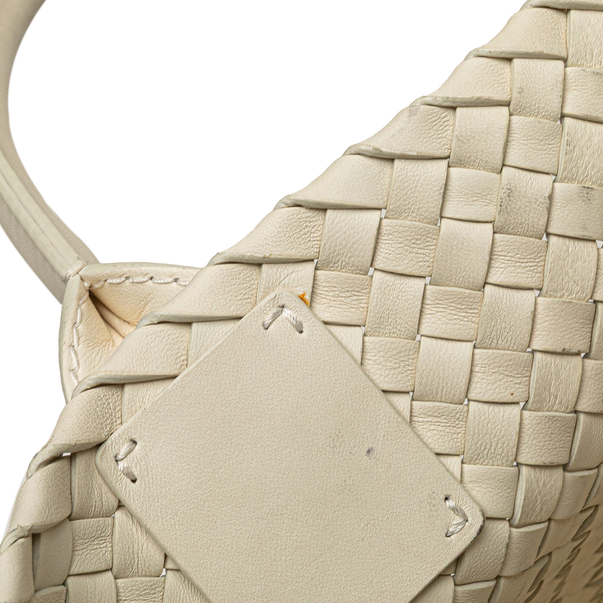 Medium Lambskin Intreccio Cabat Tote