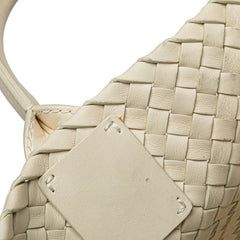 Medium Lambskin Intreccio Cabat Tote