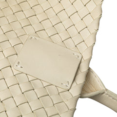 Medium Lambskin Intreccio Cabat Tote