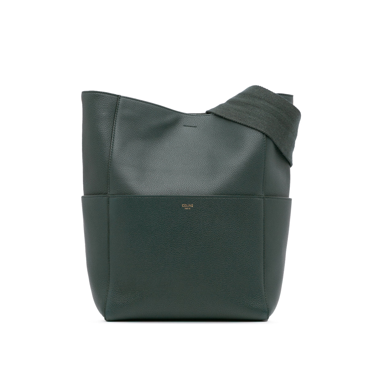 Medium Leather Seau Sangle Bucket