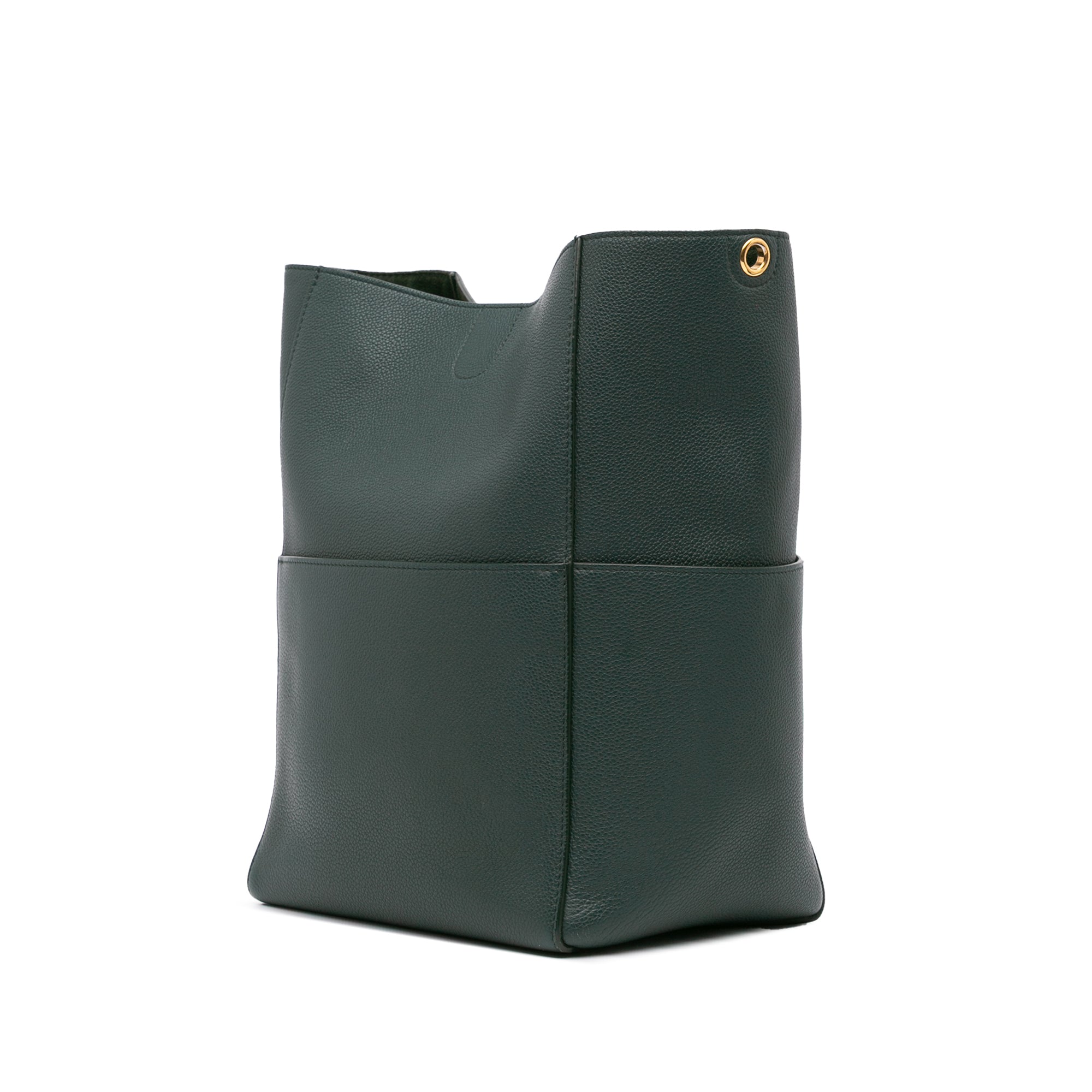 Medium Leather Seau Sangle Bucket