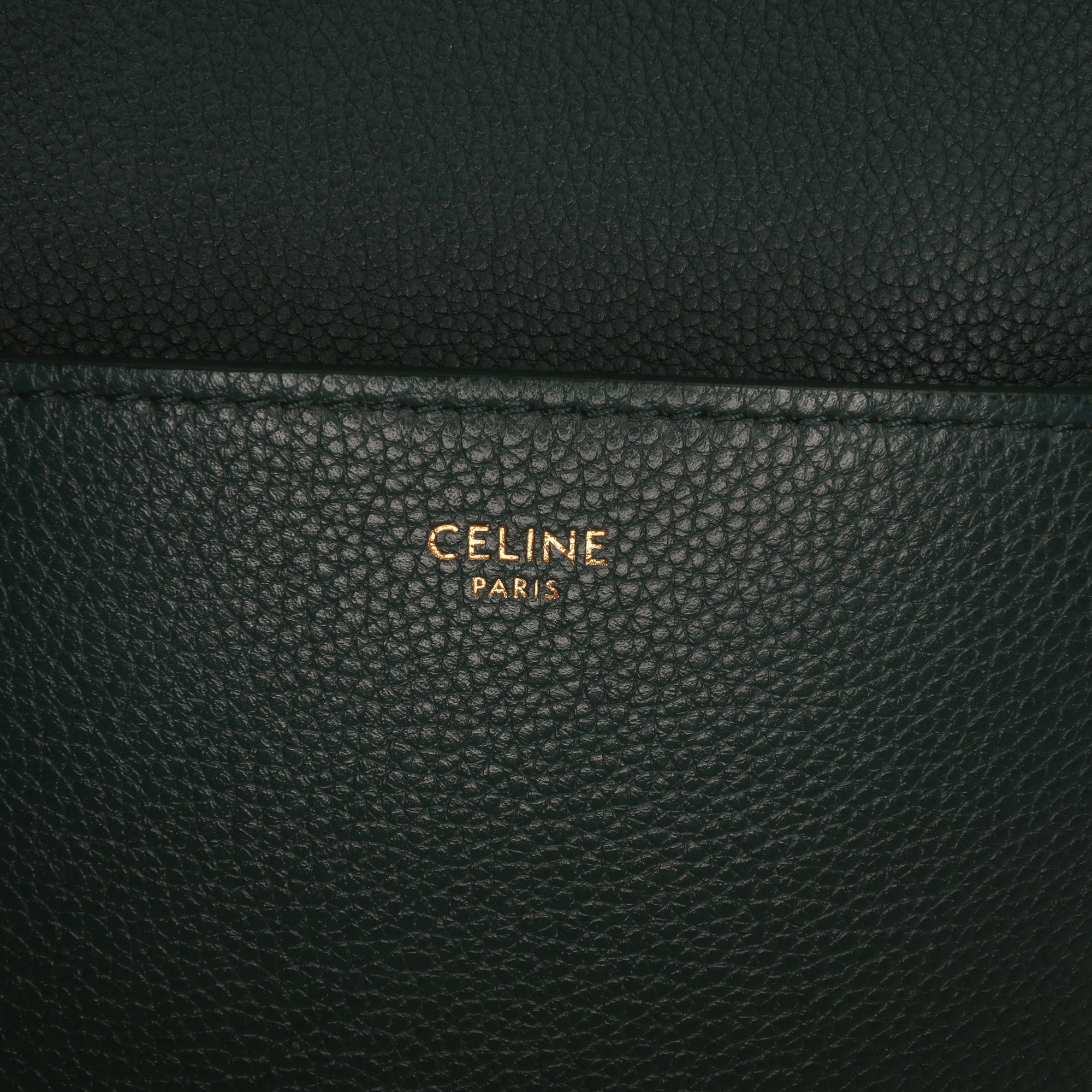 Medium Leather Seau Sangle Bucket