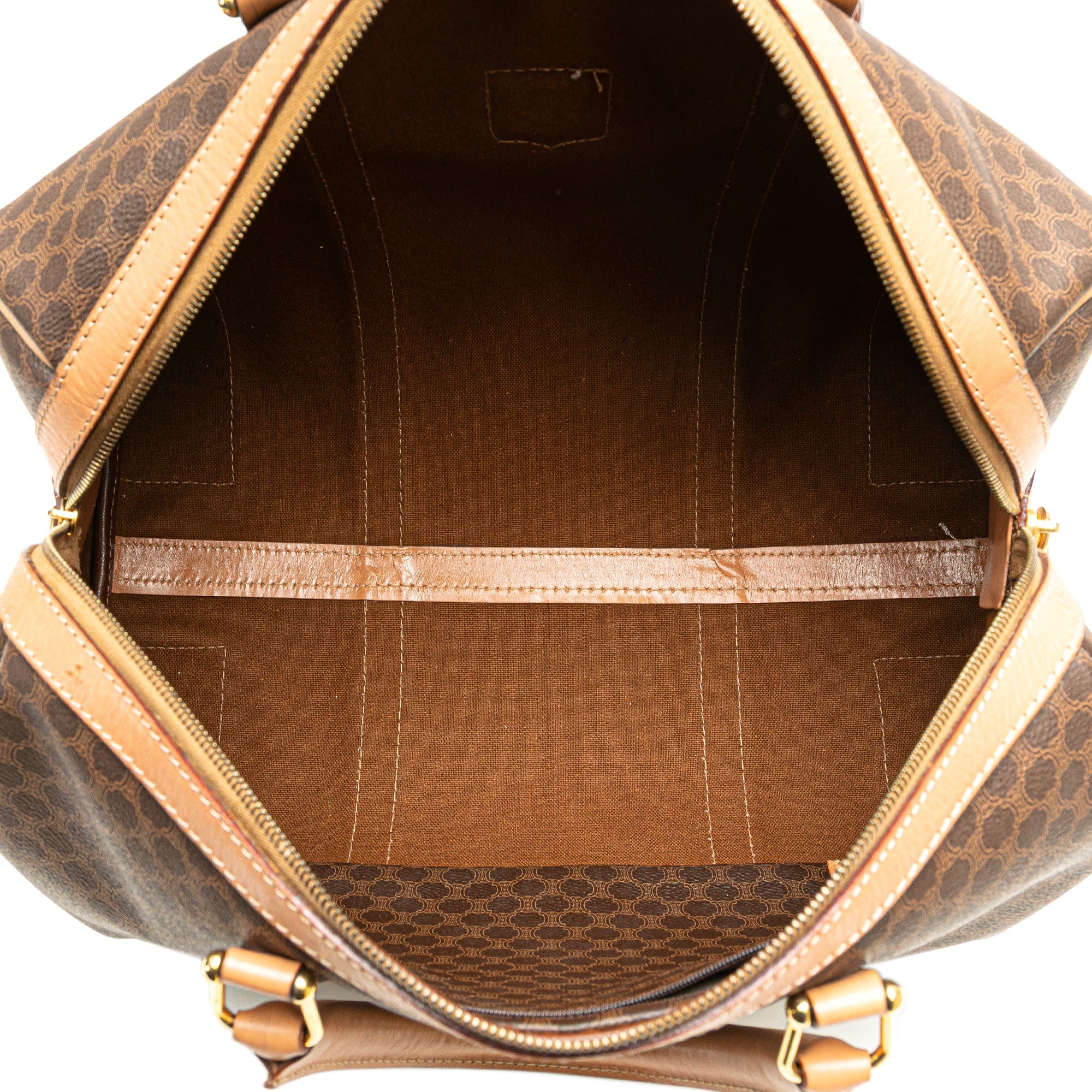 Macadam Coated Canvas Travel Bag
