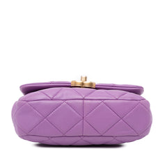 Mini Quilted Lambskin Candy Chain Flap