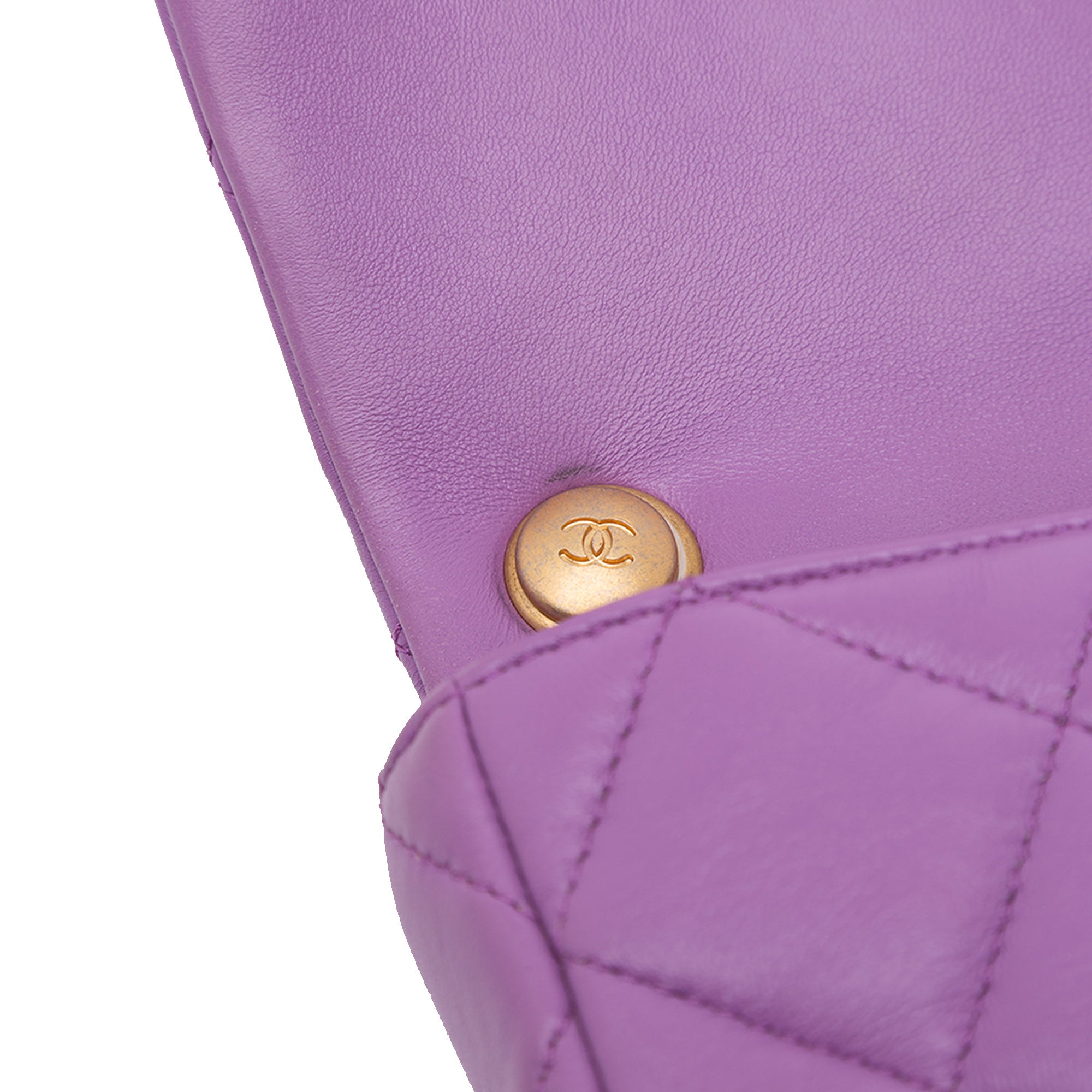 Mini Quilted Lambskin Candy Chain Flap