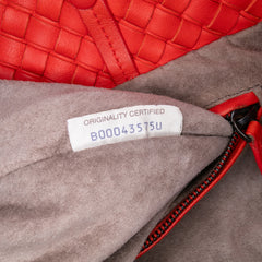Intrecciato Trimmed Bicolor Nappa Satchel