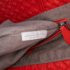 Intrecciato Trimmed Bicolor Nappa Satchel