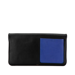 Leather Fold Over Clutch