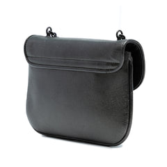 Mini Metallic Nappa Intrecciato Chain Flap Crossbody