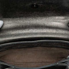 Mini Metallic Nappa Intrecciato Chain Flap Crossbody