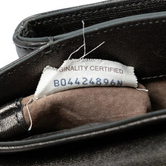 Mini Metallic Nappa Intrecciato Chain Flap Crossbody