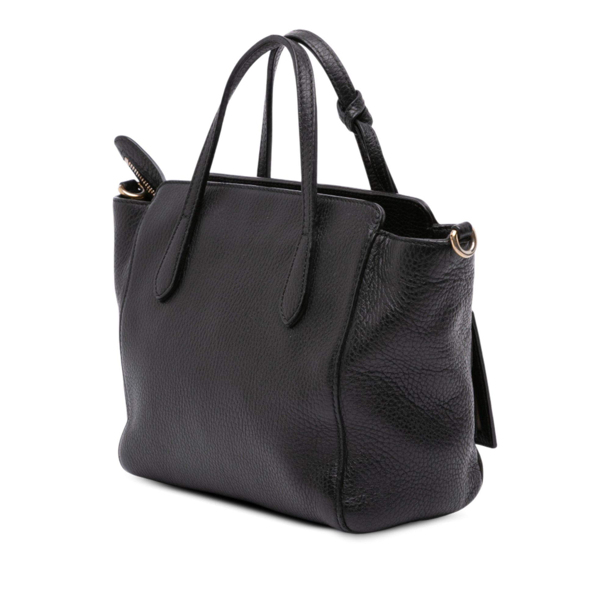 Mini Leather Swing Satchel