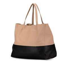 Bicolor Horizontal Cabas Tote