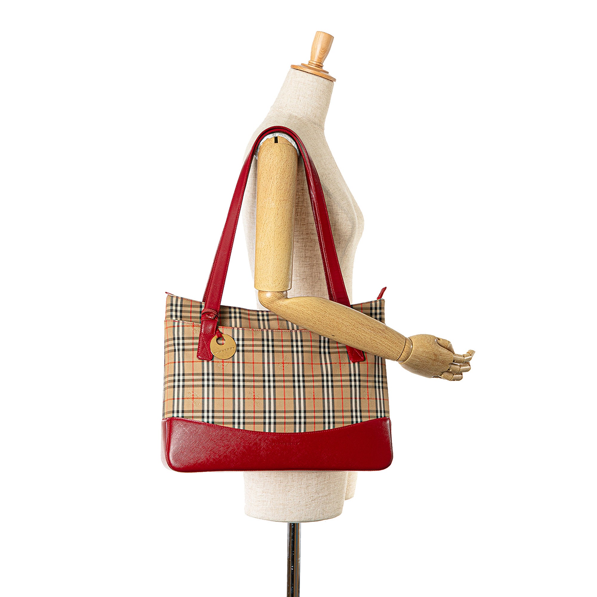 Haymarket Check Canvas Tote