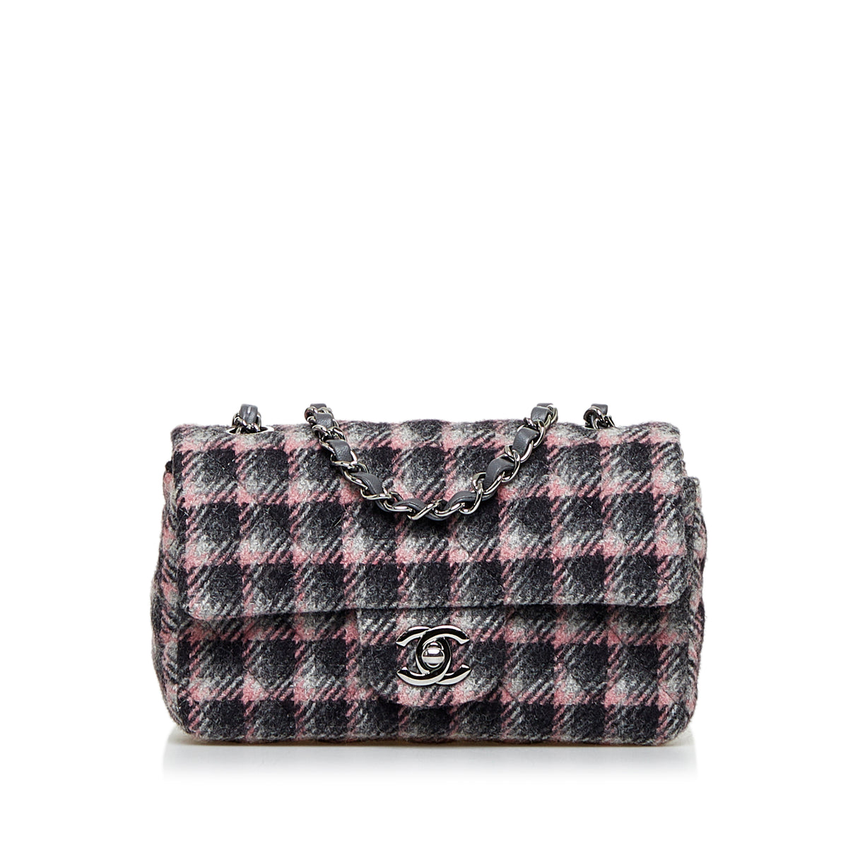 Wool Flap Crossbody Bag