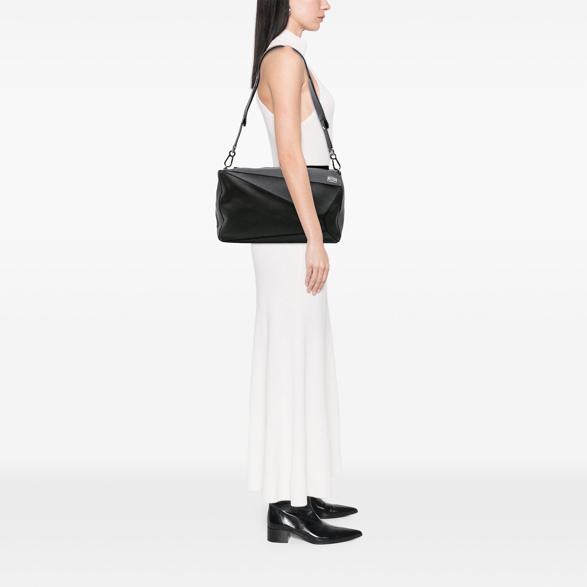 XL Leather Puzzle Crossbody