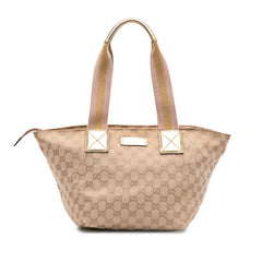 GG Canvas Web Tote