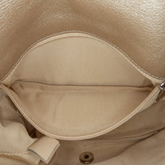 Small Chevron Studded Calfskin Flap