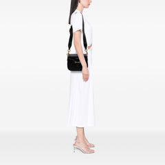 Medium Leather Lady Web Crossbody