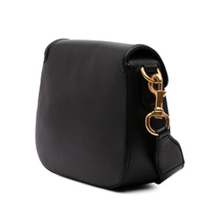 Medium Leather Lady Web Crossbody
