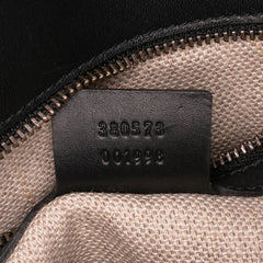 Medium Leather Lady Web Crossbody