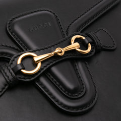 Medium Leather Lady Web Crossbody