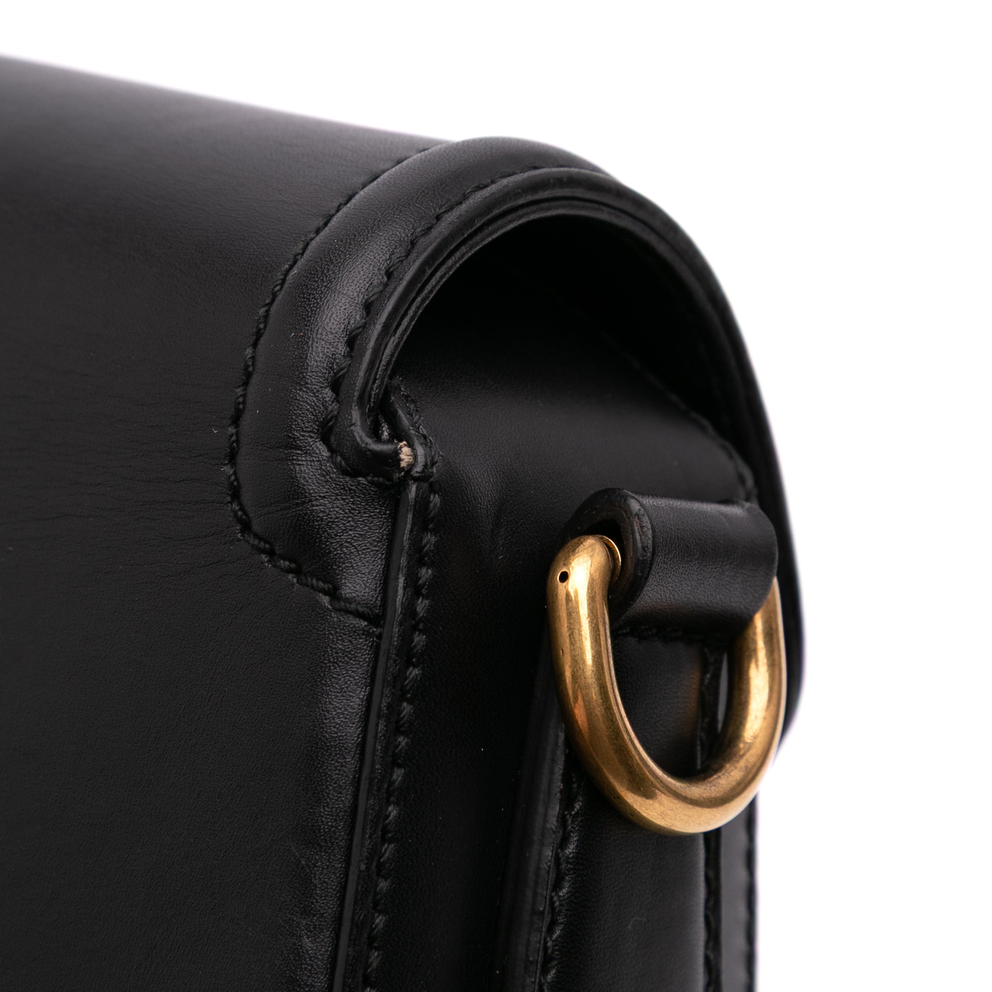 Medium Leather Lady Web Crossbody