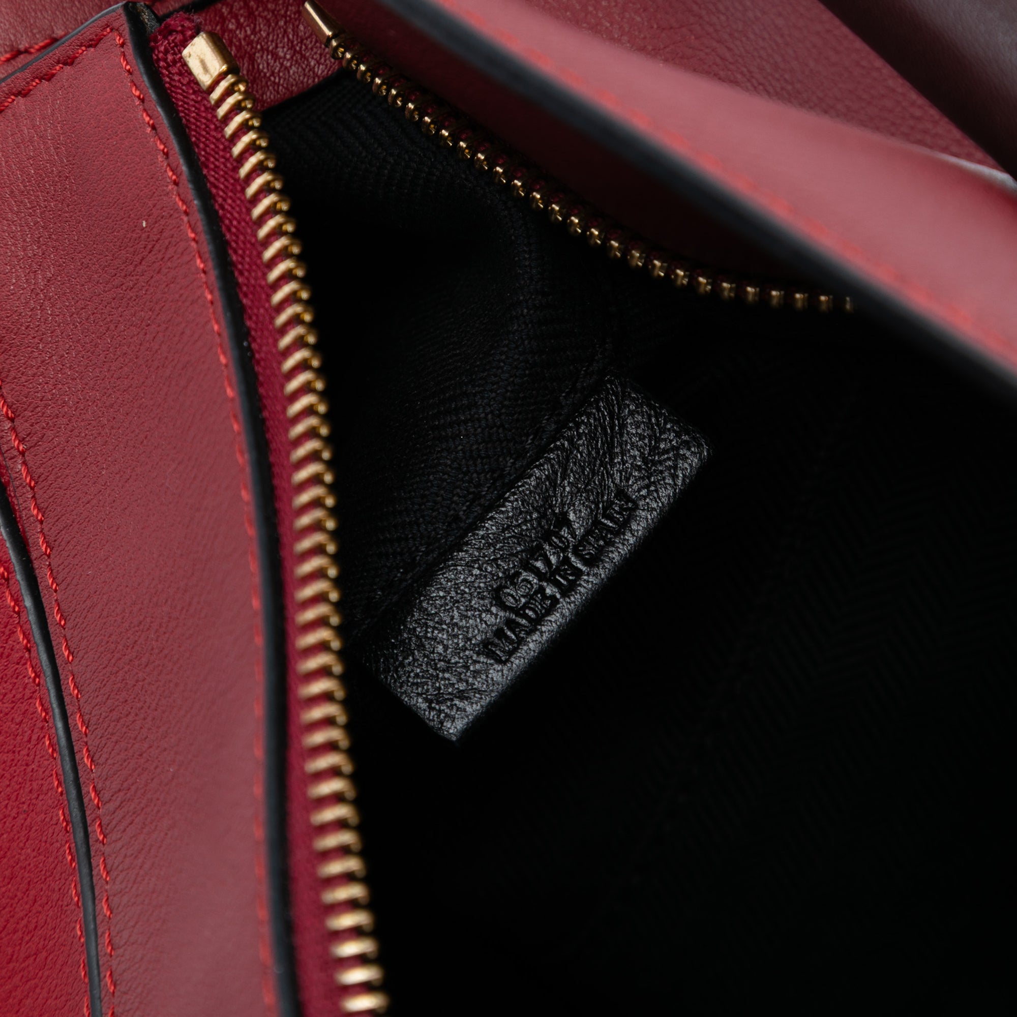 Medium Tricolor Calfskin Puzzle Satchel