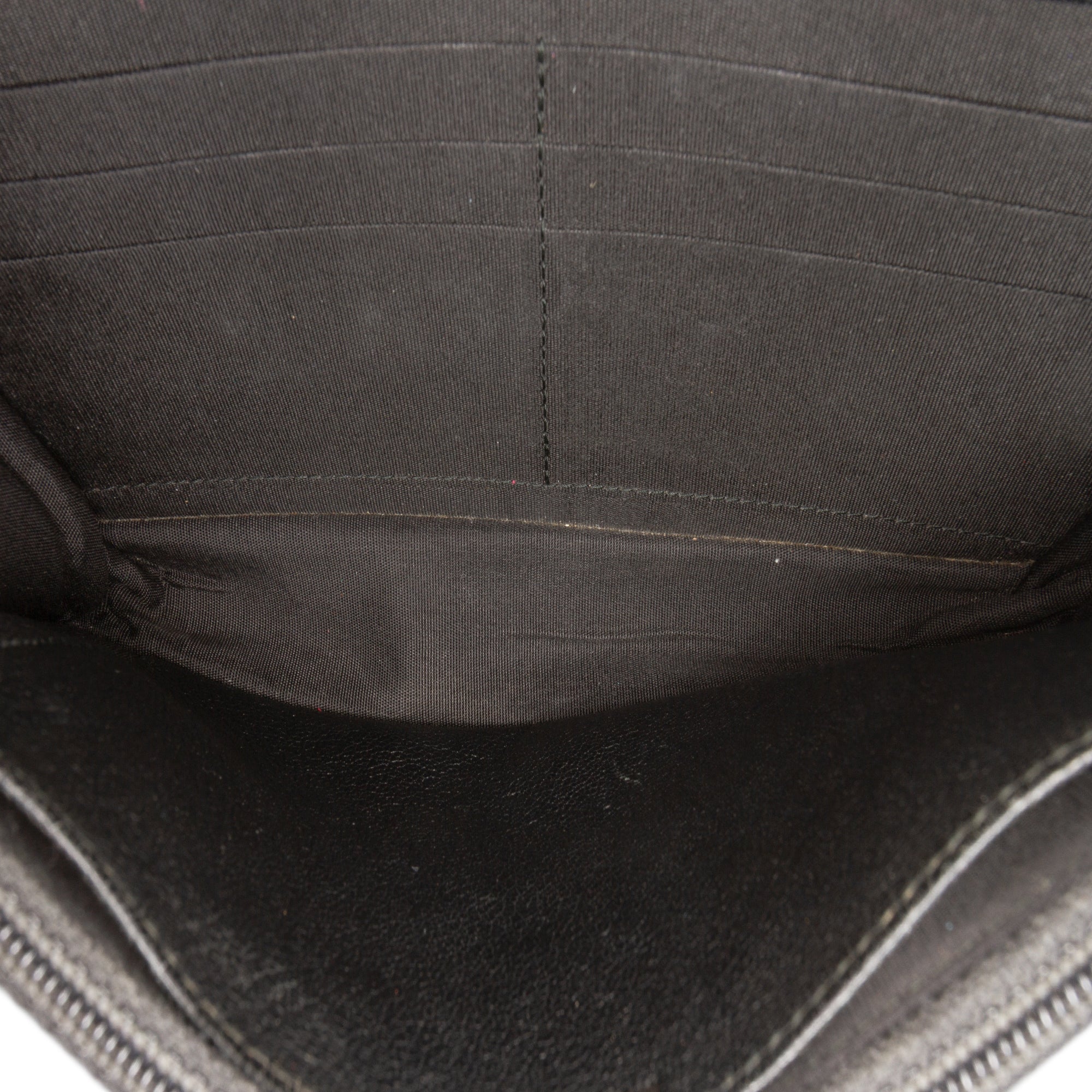 Studded Grained Calfskin Boy Wallet On Chain