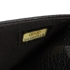 Studded Grained Calfskin Boy Wallet On Chain