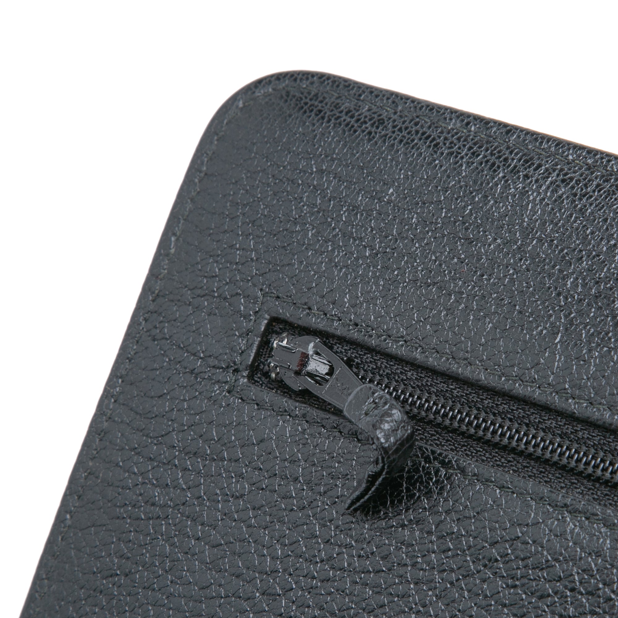 Studded Grained Calfskin Boy Wallet On Chain