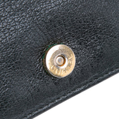 Studded Grained Calfskin Boy Wallet On Chain