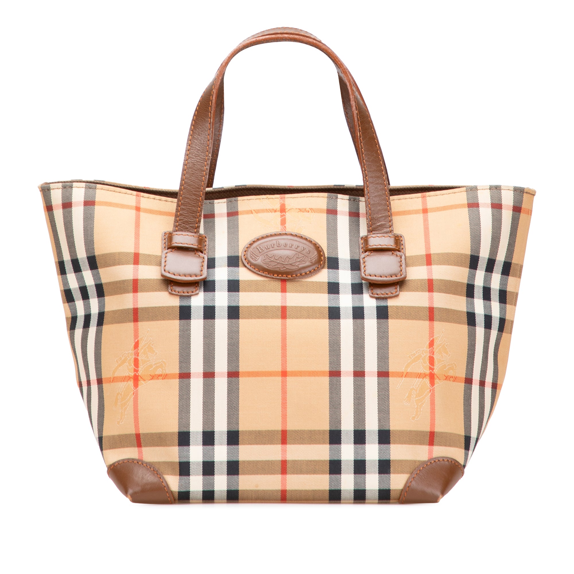 Haymarket Check Canvas Handbag