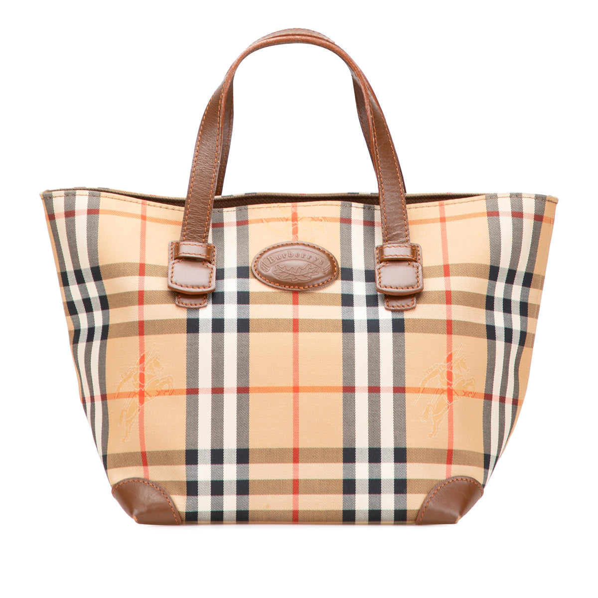 Haymarket Check Canvas Handbag