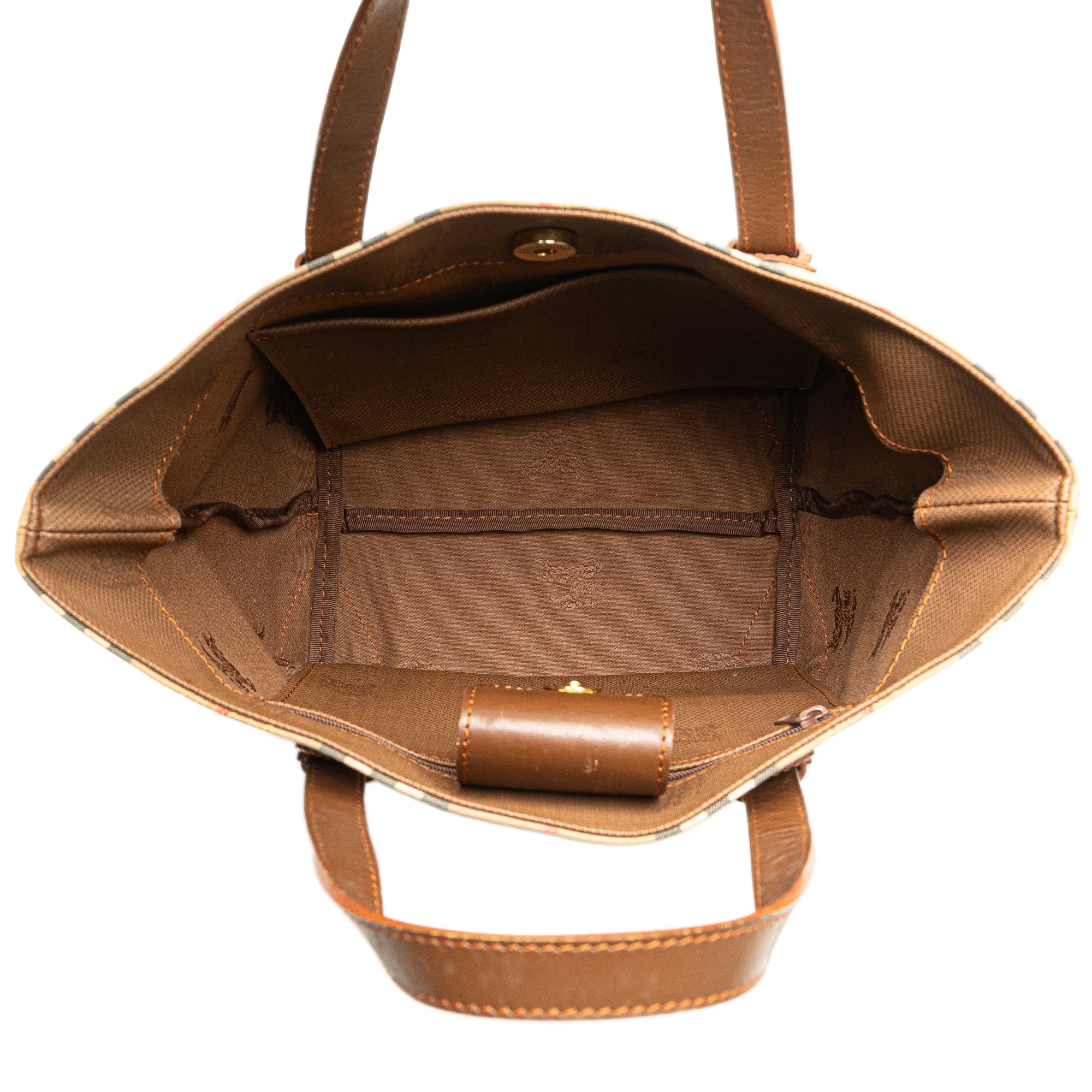 Haymarket Check Canvas Handbag