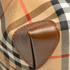Haymarket Check Canvas Handbag