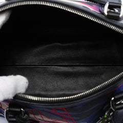 Anselm Reyle Canvas Camouflage Boston Bag