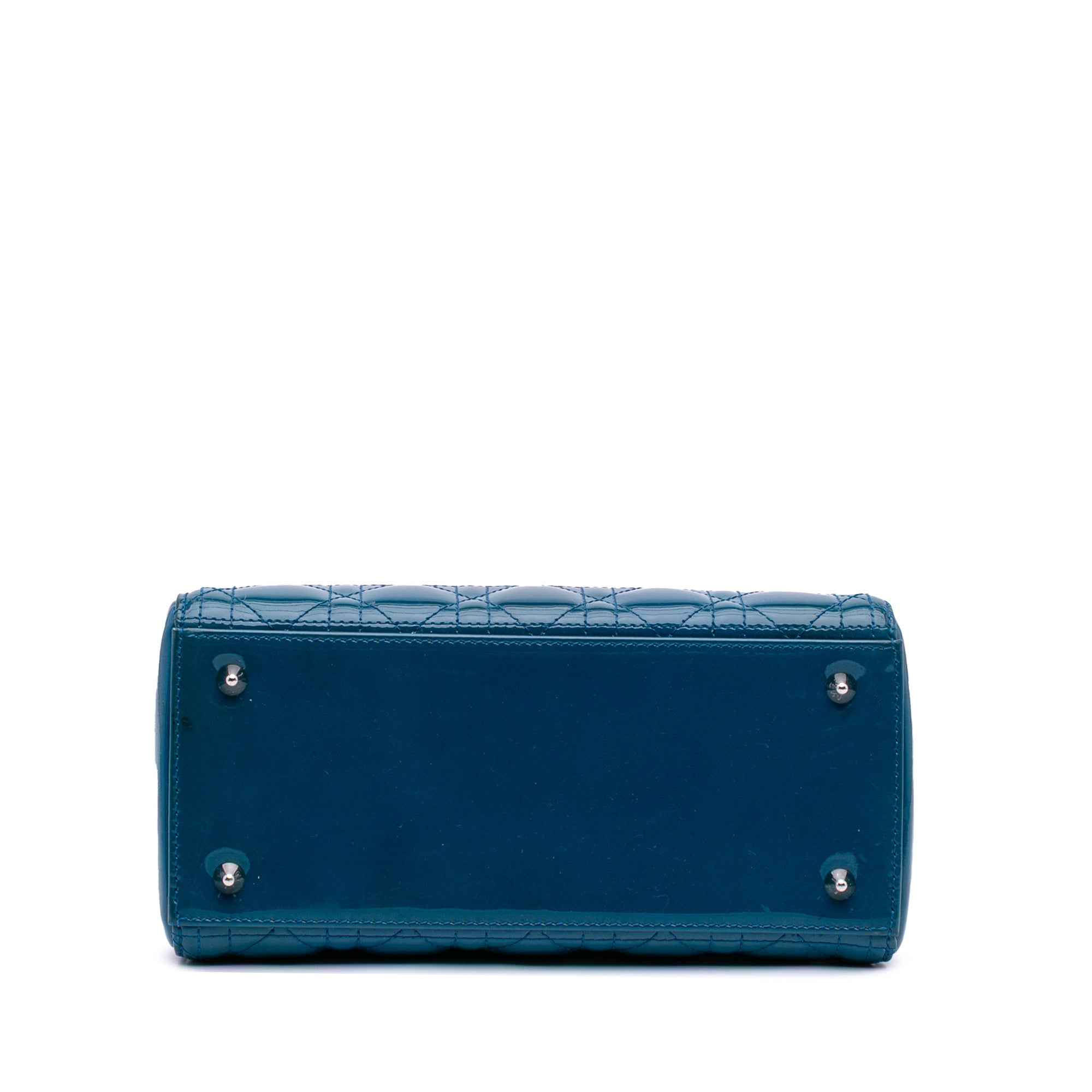 Medium Patent Cannage Lady Dior