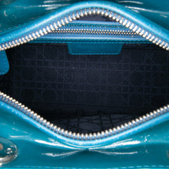Medium Patent Cannage Lady Dior