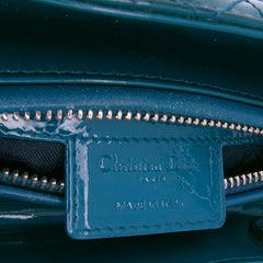Medium Patent Cannage Lady Dior