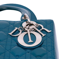 Medium Patent Cannage Lady Dior