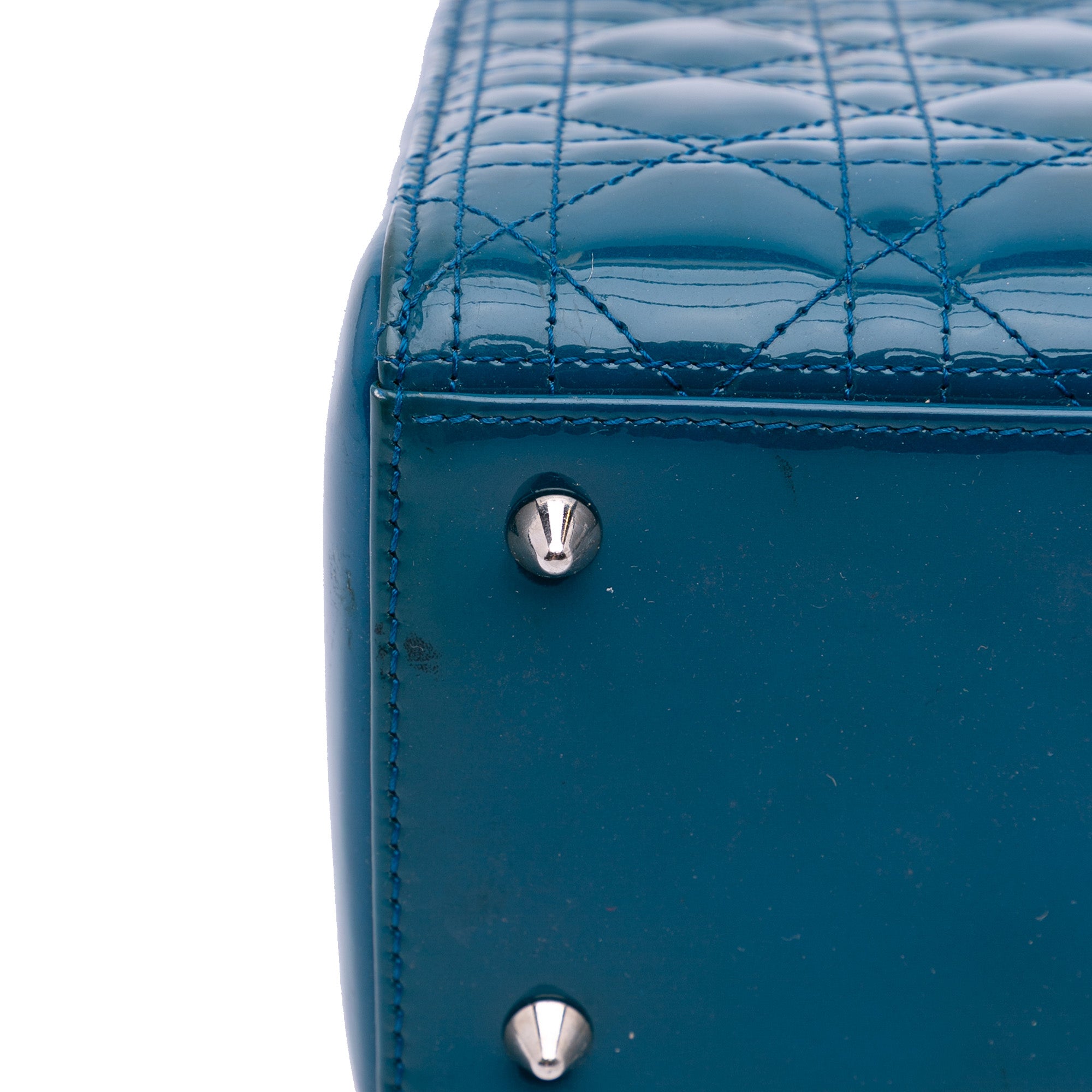 Medium Patent Cannage Lady Dior