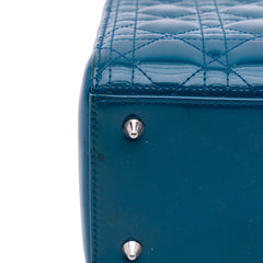 Medium Patent Cannage Lady Dior