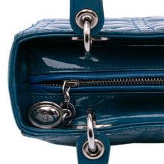 Medium Patent Cannage Lady Dior