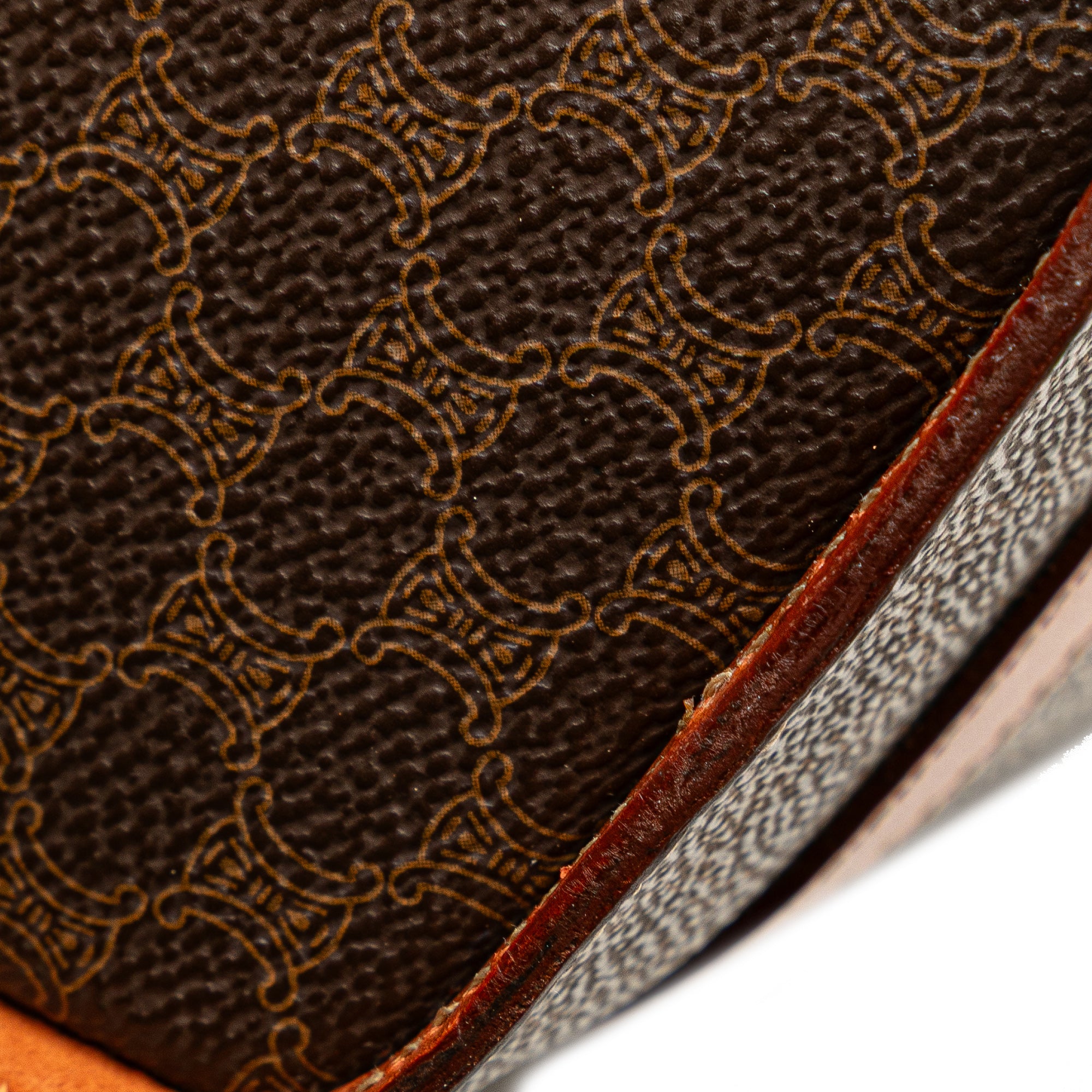 Macadam Coated Canvas Triomphe Blason Handbag