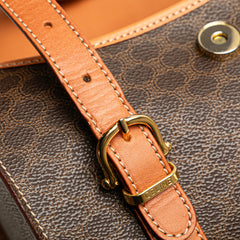 Macadam Coated Canvas Triomphe Blason Handbag