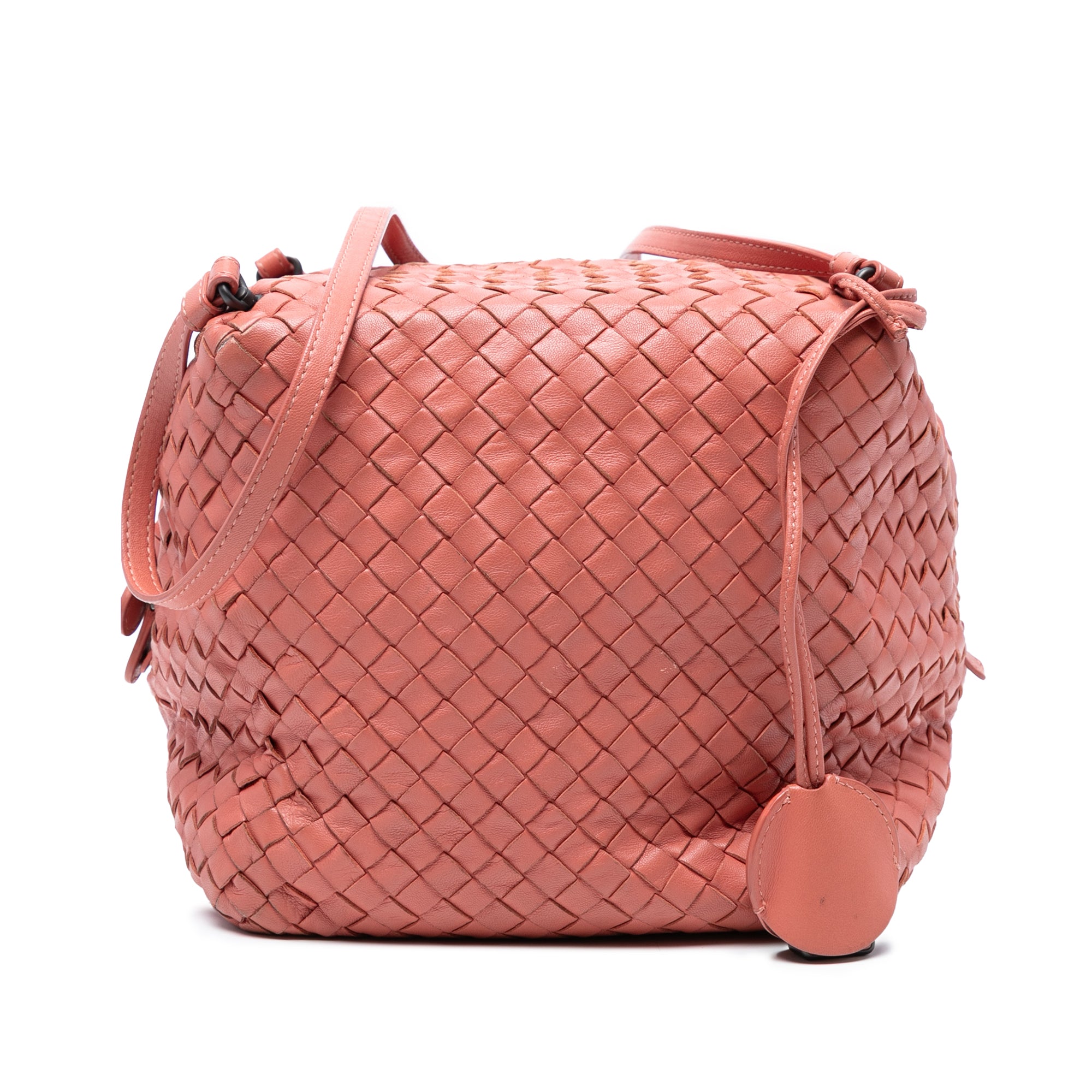 Nappa Intrecciato Cube Crossbody