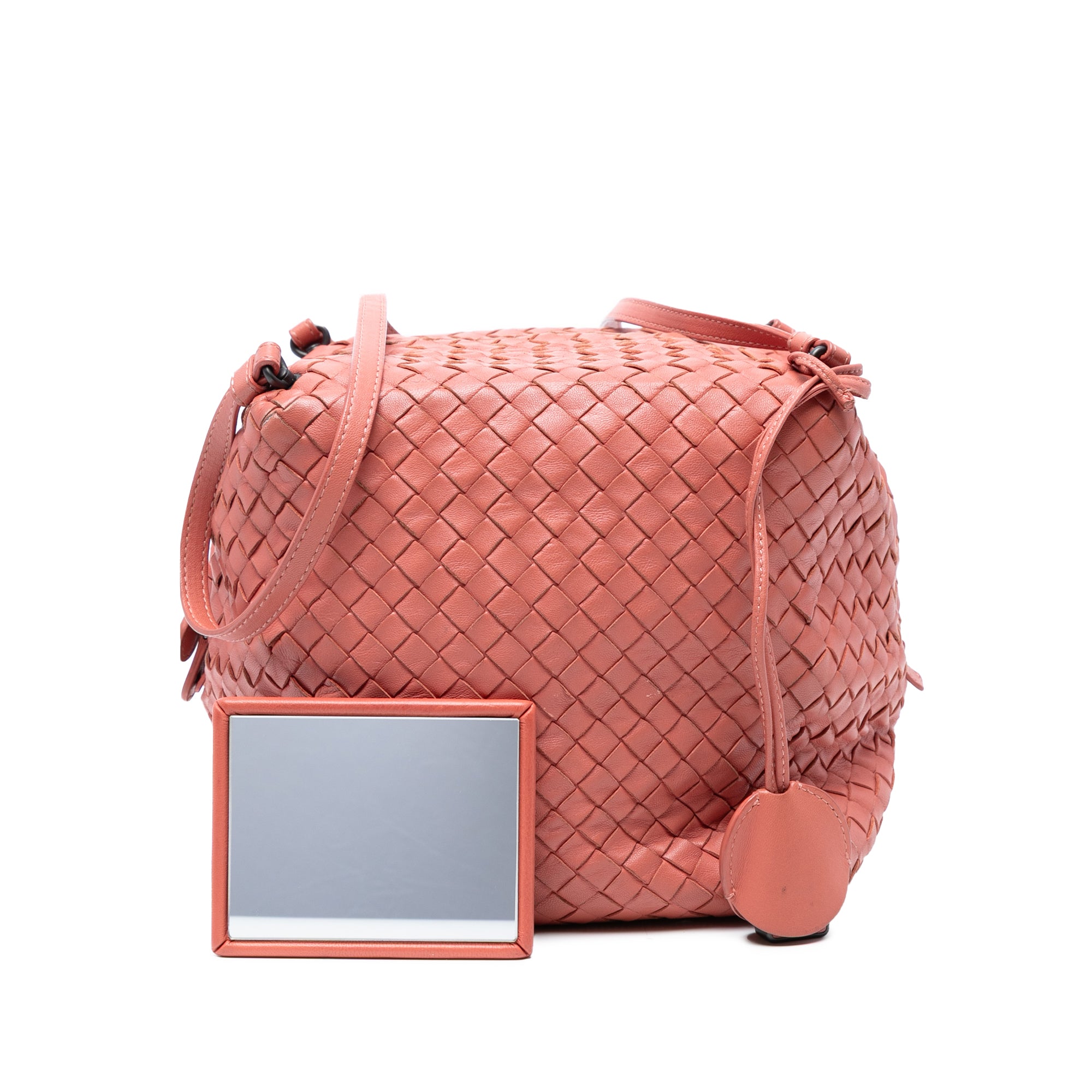 Nappa Intrecciato Cube Crossbody